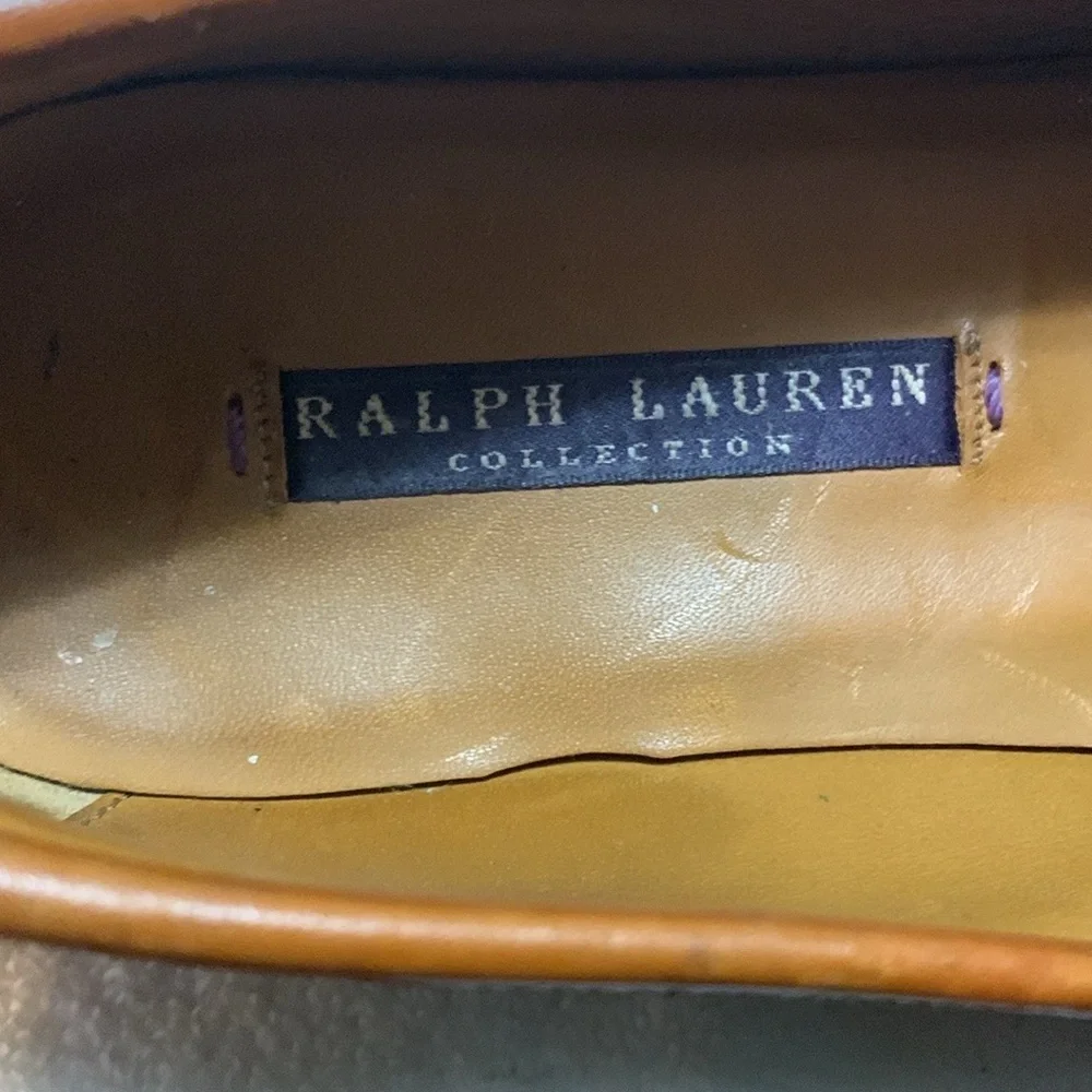 Ralph Lauren Men’s Purple Label Chalmers Burnished Calfskin Penny Loafer